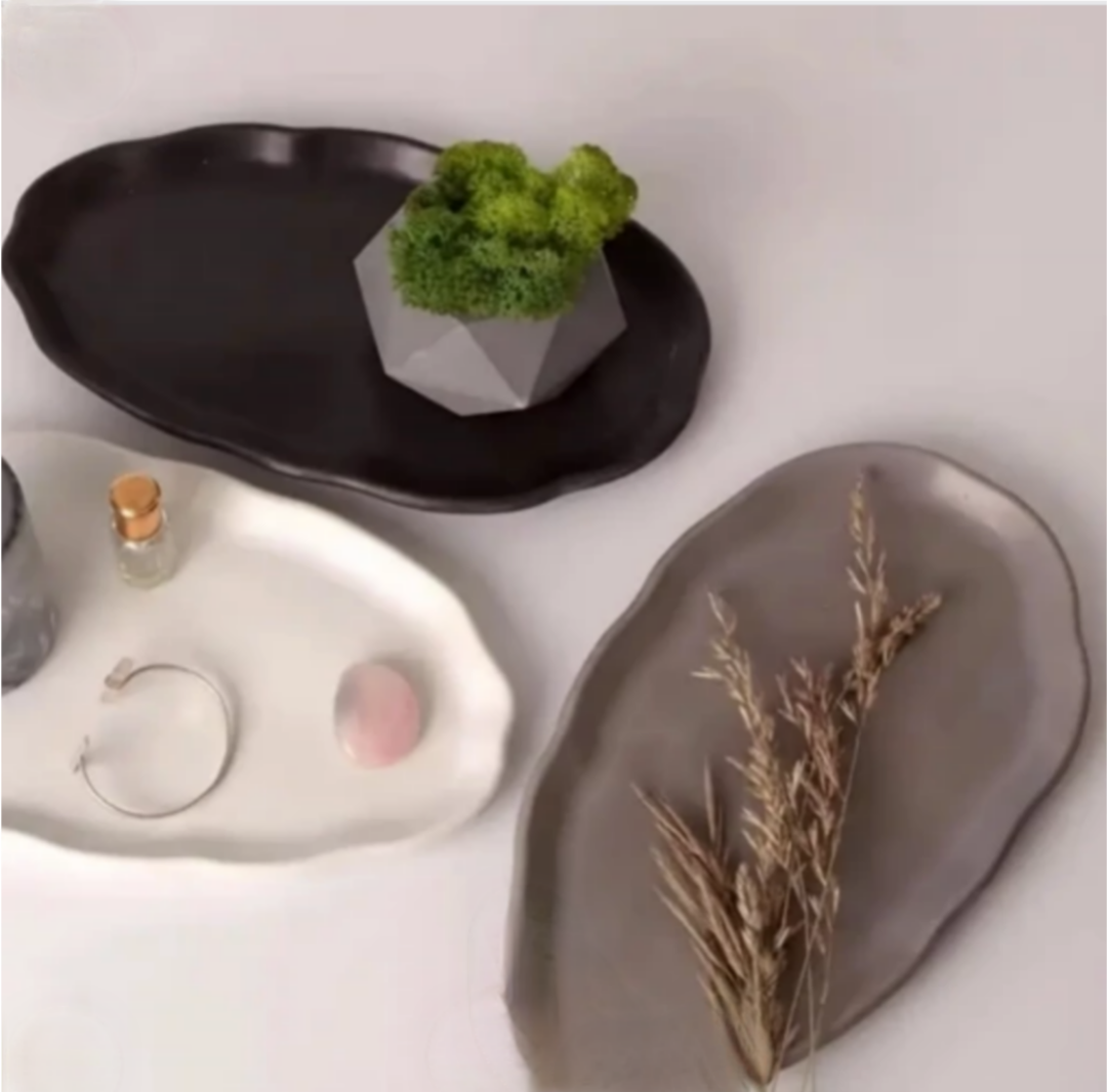 سینی دفرمه بیضی
